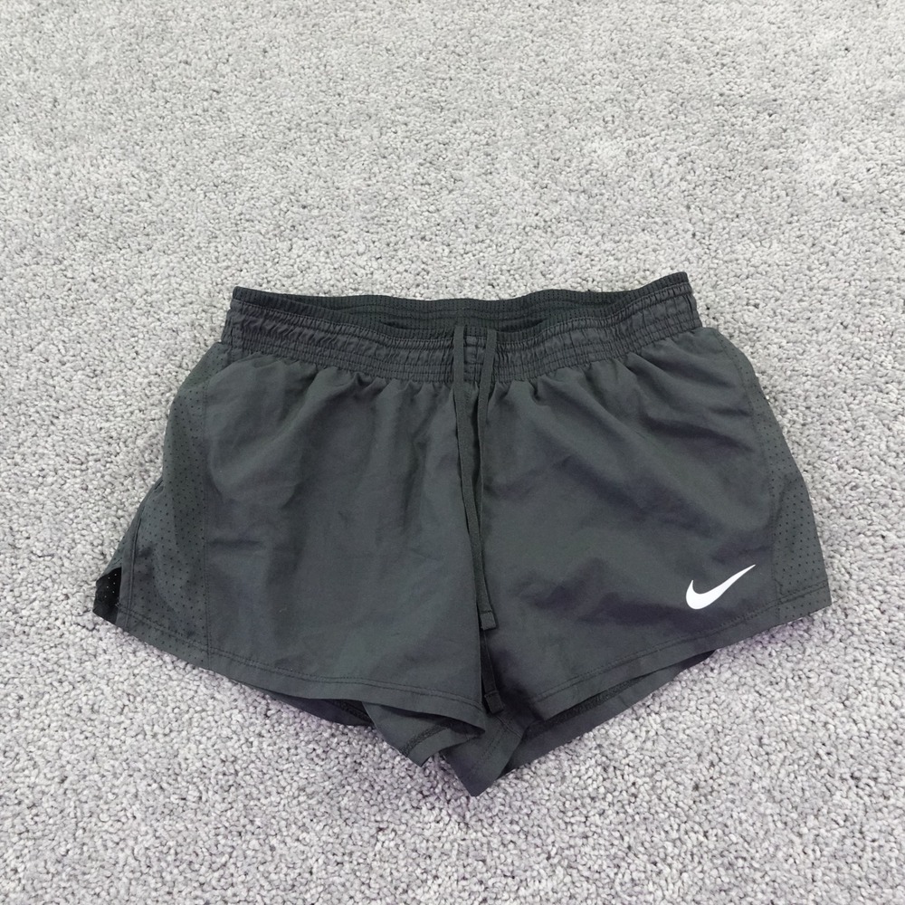 Nike Running Shorts Womens Small Black Dri Fit Athletic Gym Workout